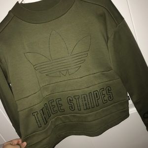 Adidas cropped pullover